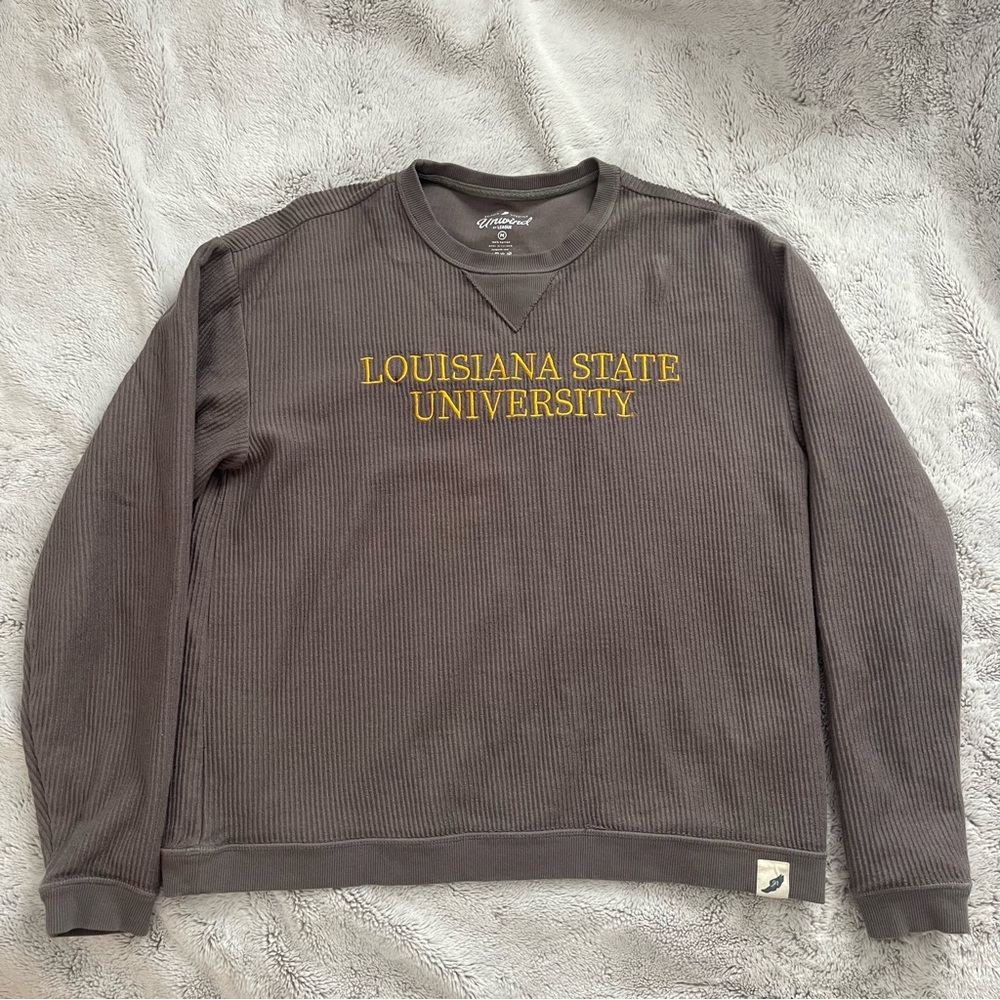 League Gray Sweater LSU